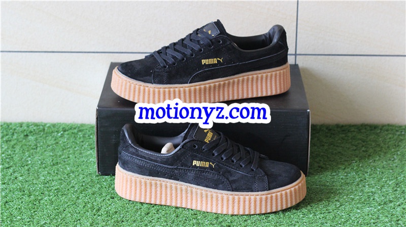 Puma Fenty Rihanna Creeper Low Black Yellow